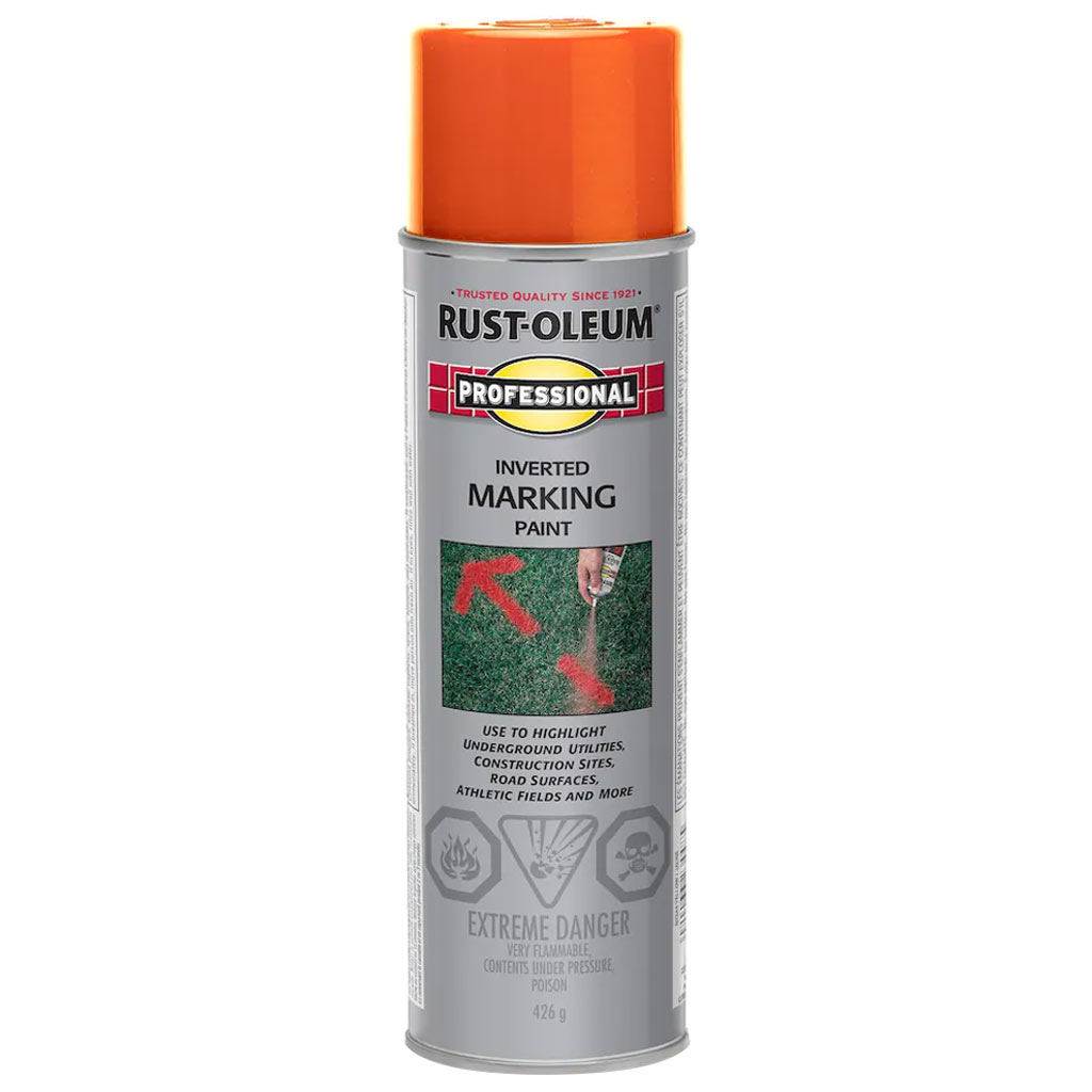 RUSTOLEUM MARKING SPRAY PAINT MATTE RED/ORANGE 426G