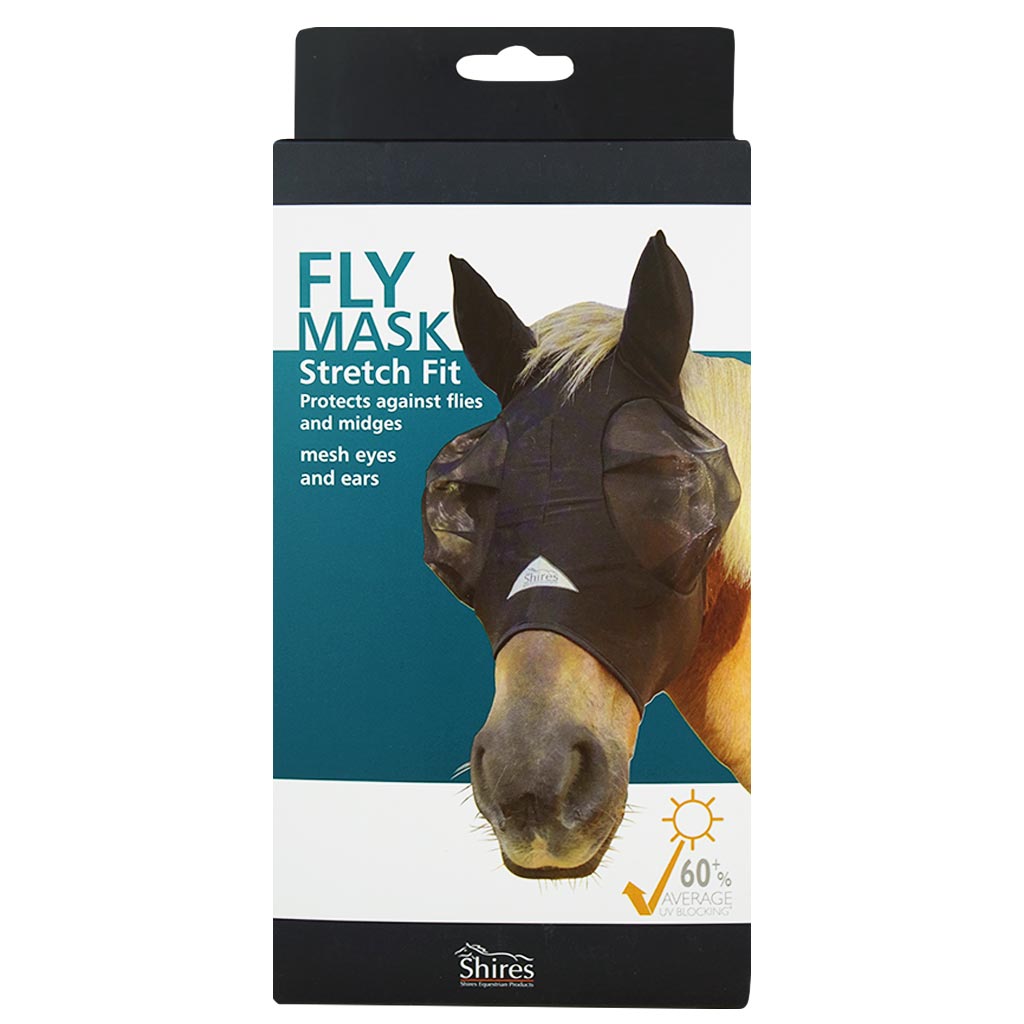 DV - SHIRES LYCRA FLY MASK COB BLACK