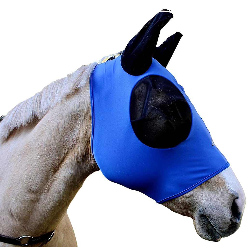 DV - SHIRES LYCRA FLY MASK COB ROYAL BLUE