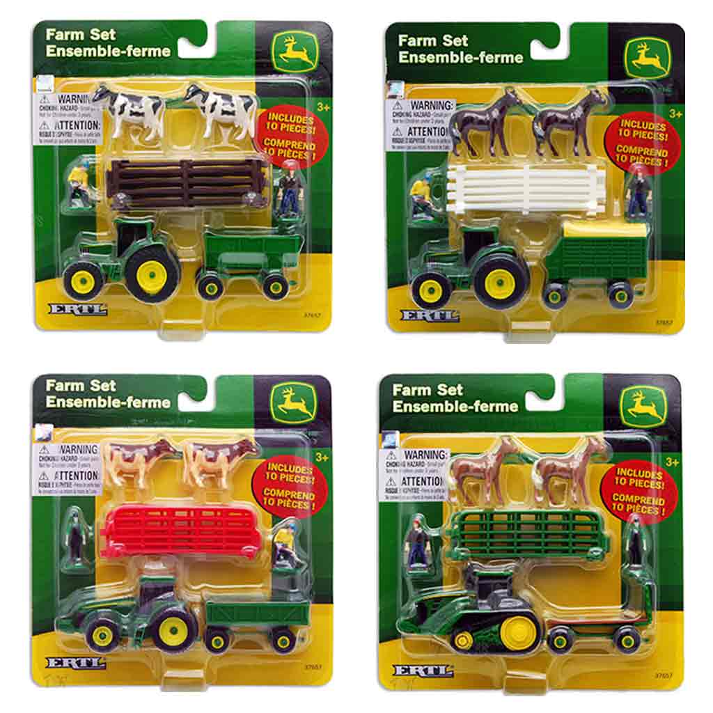 JOHN DEERE 10 PIECE CARDED SET 