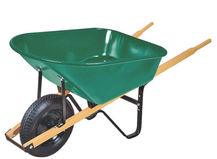 DMB - LANDSCAPERS SELECT 34564 WHEELBARROW 6CU FT STEEL COMPLETE