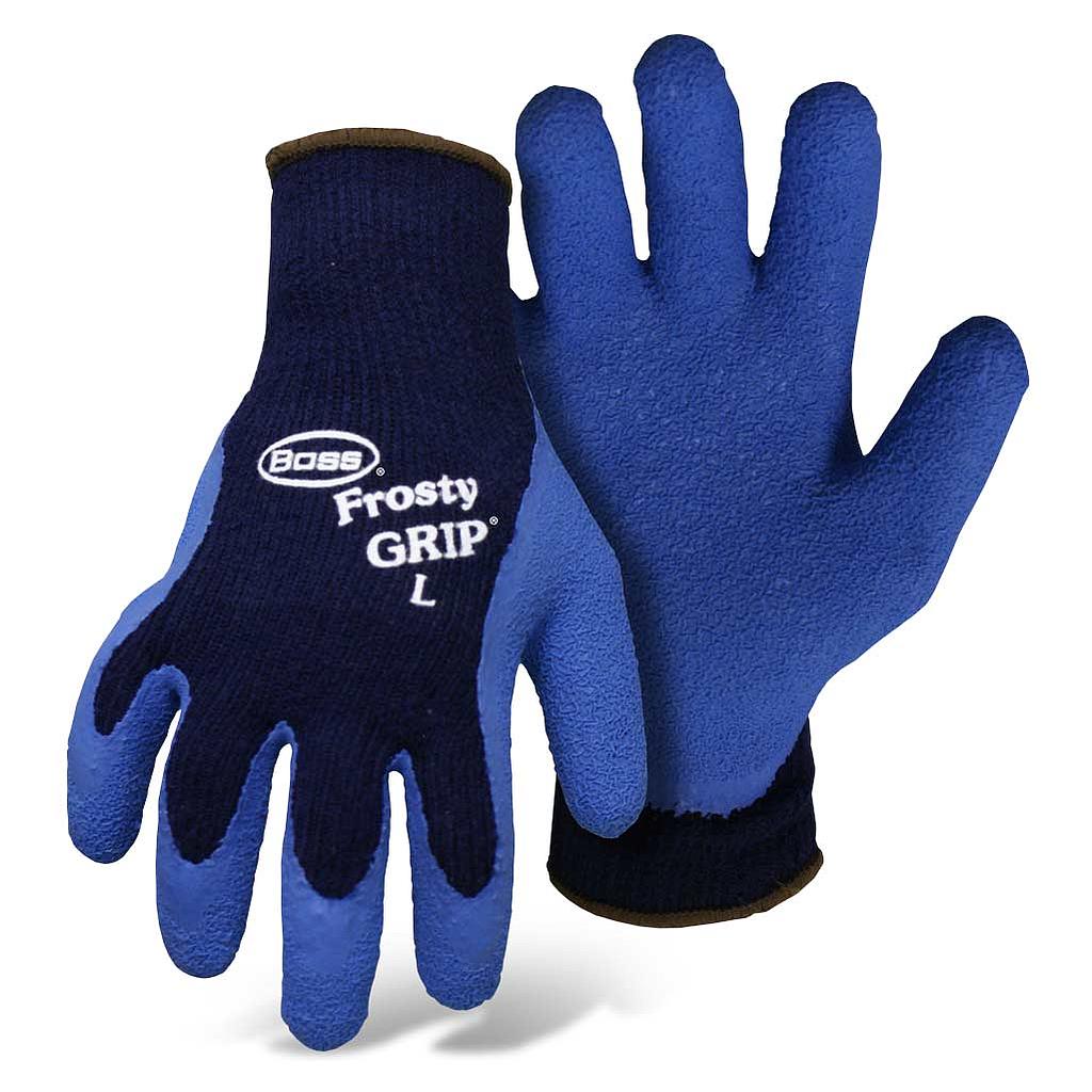 BOSS FROSTY GRIP INSULATED LATEX COATED KNIT GLOVE LARGE