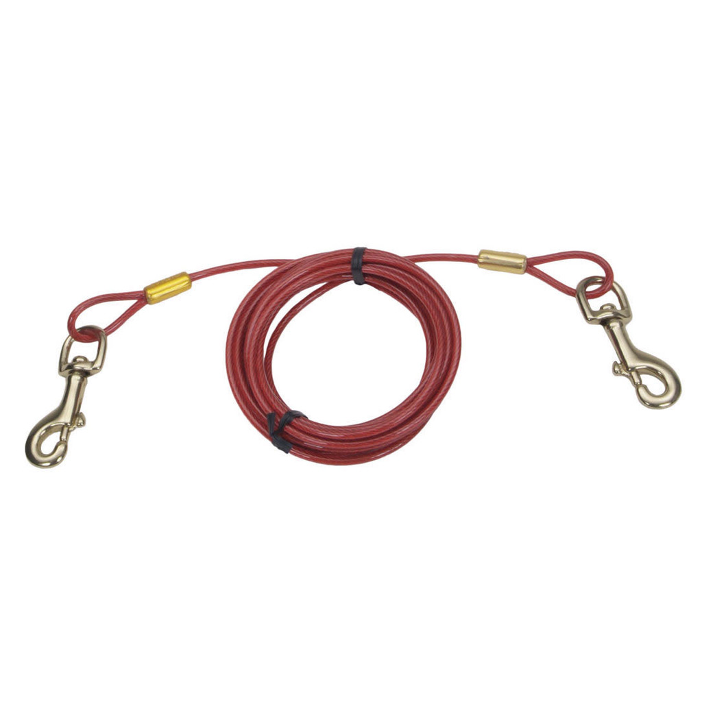 COASTAL TITAN HEAVY CABLE DOG TIE OUT 20'