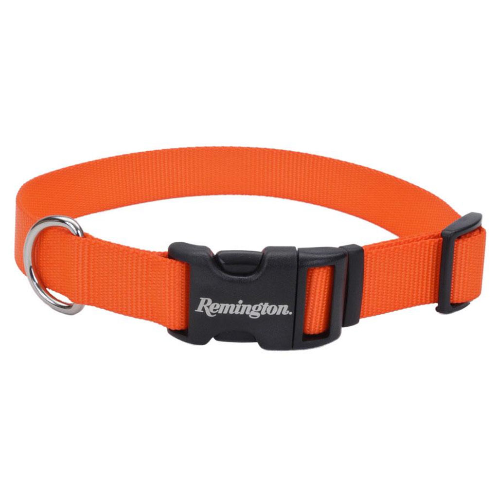 DV - REMINGTON ADJ PATTERNED COLLAR SAFETY ORANGE 1&quot;X14-20&quot;