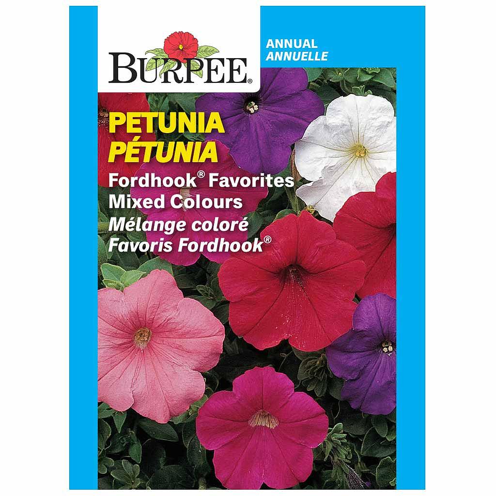 BURPEE PETUNIA - FORDHOOK FAVOURITES MIXED COLOURS