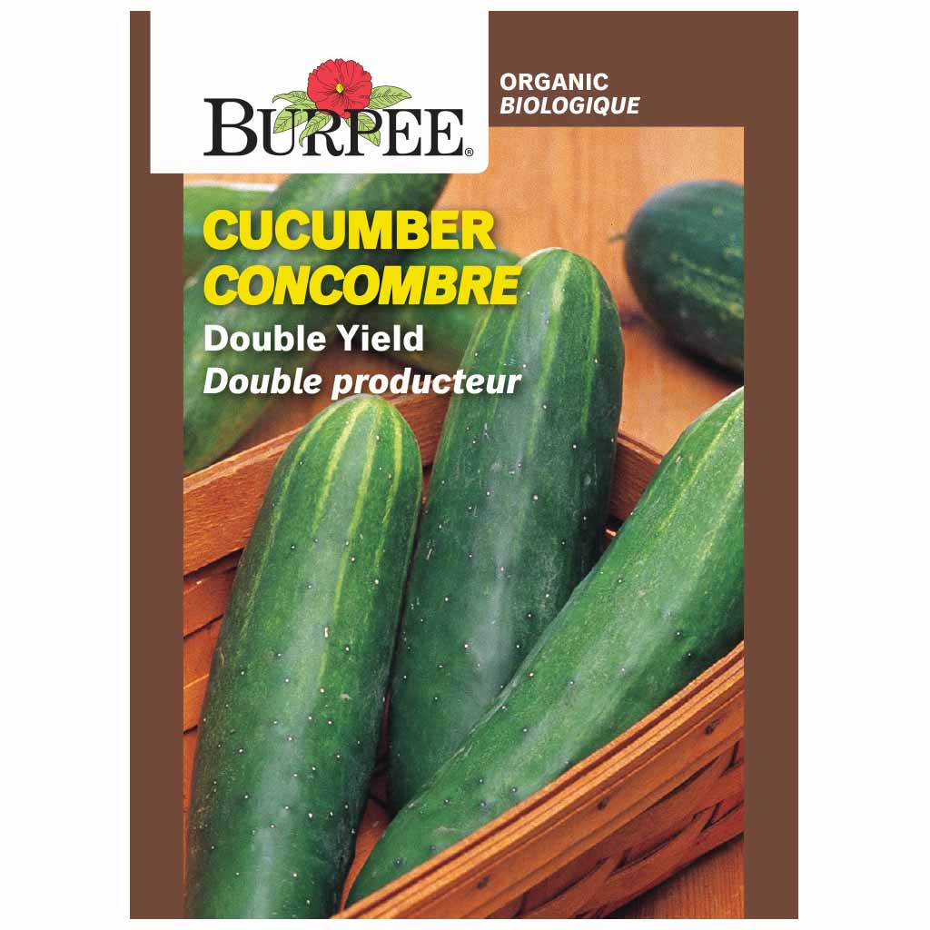 BURPEE ORGANIC CUCMBER - DOUBLE YIELD