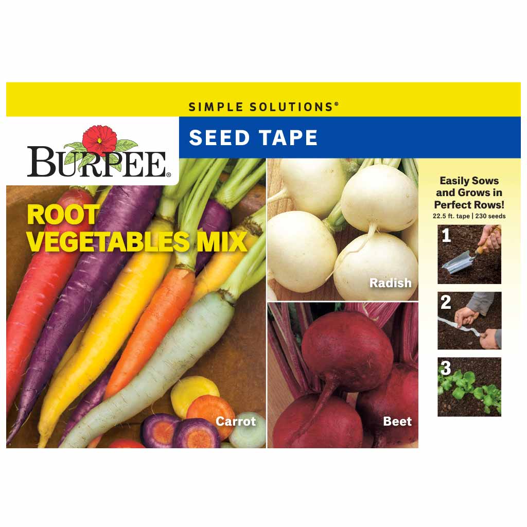 BURPEE ROOT VEGETABLE SEED TAPE 