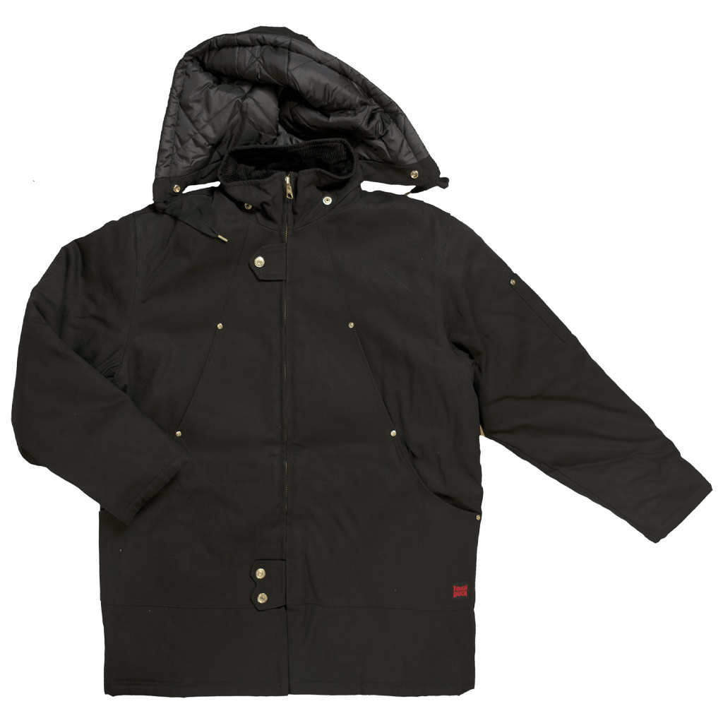 DMB - TOUGH DUCK ABRAHAM HYDRO PARKA BLACK LARGE