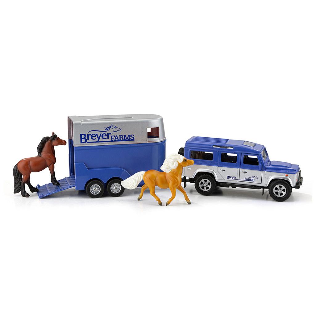 BREYER LAND ROVER &amp; TRAILER