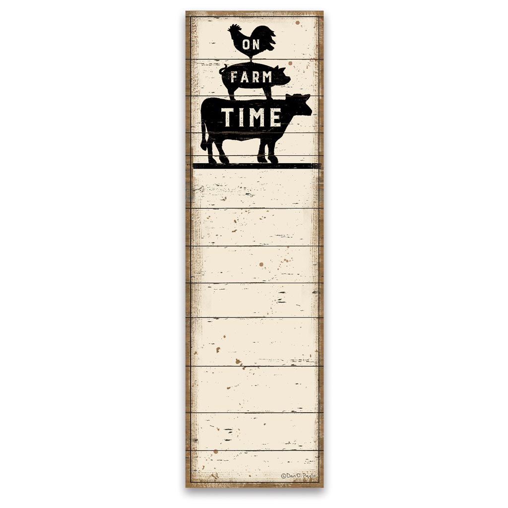 DV - CANDYM ON FARM TIME LIST NOTEPAD 