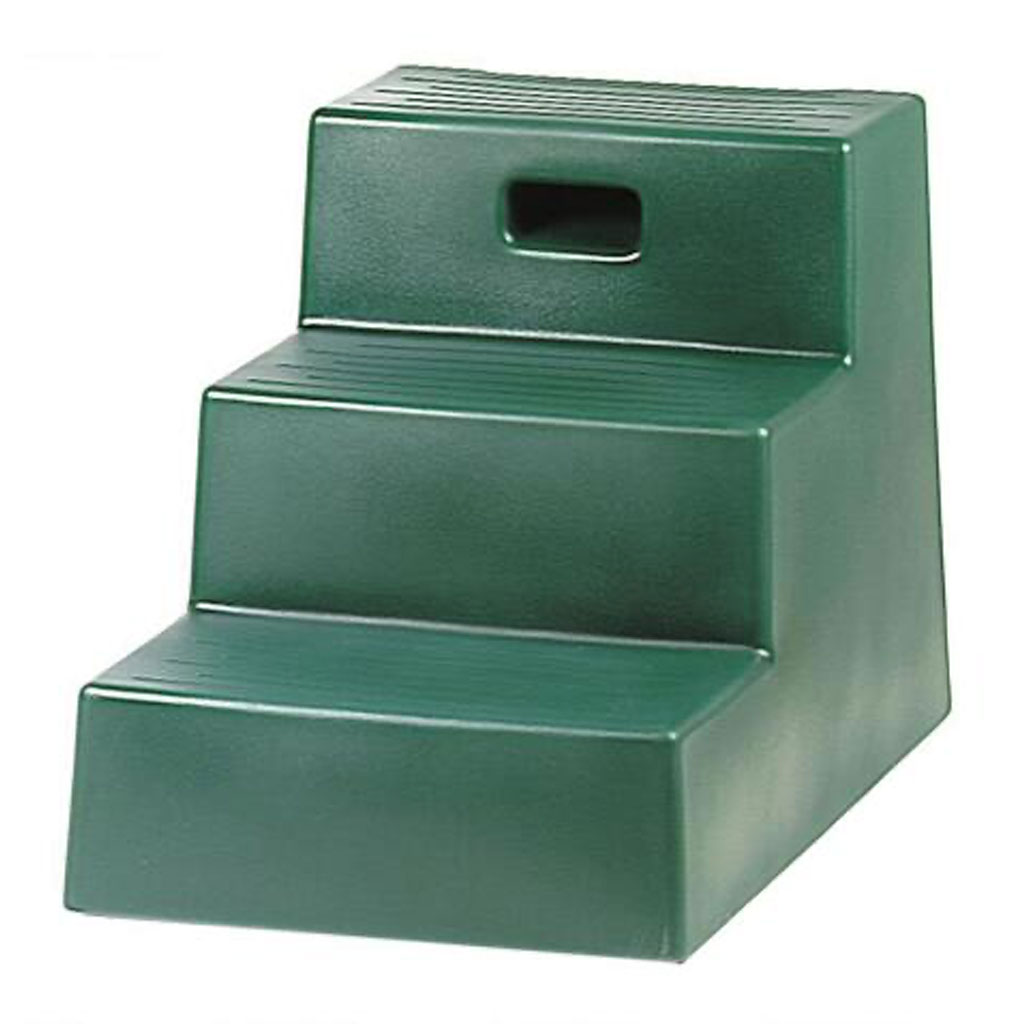 DMB - HORSEMENS PRIDE MOUNTING STEP 3 STEPS HUNTER GREEN