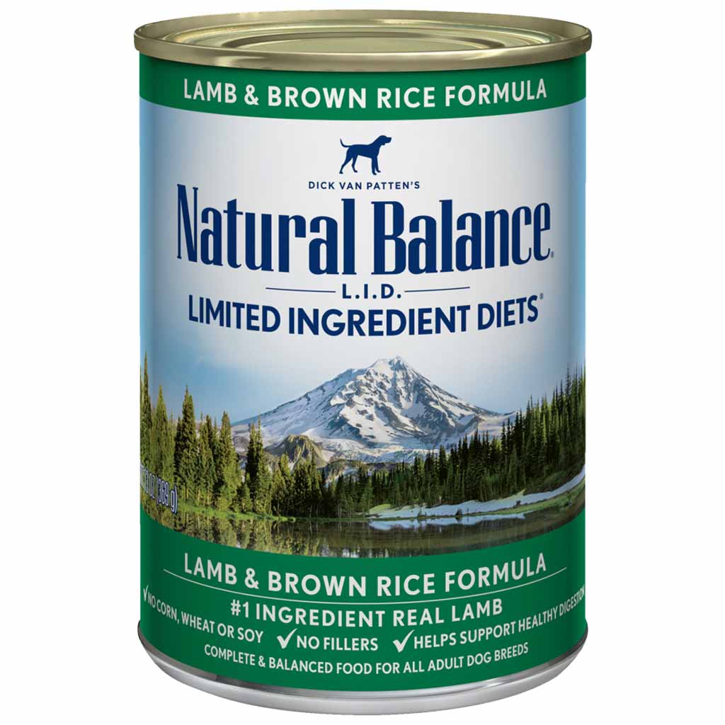 DMB - NATURAL BALANCE DOG LAMB/RICE DOG 13OZ