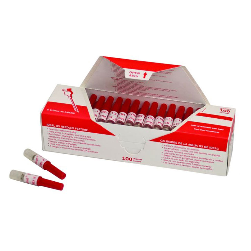 DR - D3 DETECTABLE NEEDLES 18G X 3/4&quot; (100) 