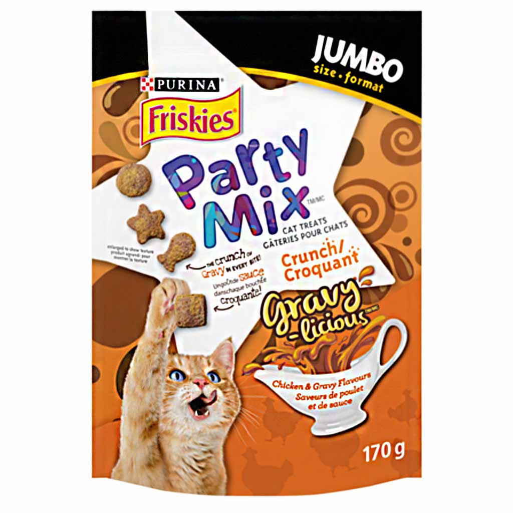 DV - FRISKIES PARTY MIX GRAVYLICIOUS (CHICKEN) 170G