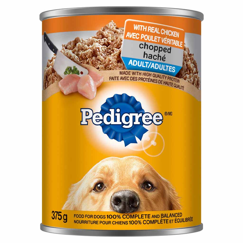 DMB - PEDIGREE DOG CHOPPED GROUND CHICKEN 375G