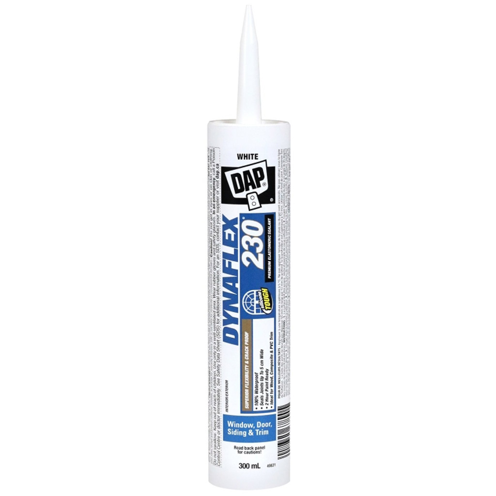 DAP DYNAFLEX 230 ELASTOMERIC SEALANT WHITE 300ML (74084)