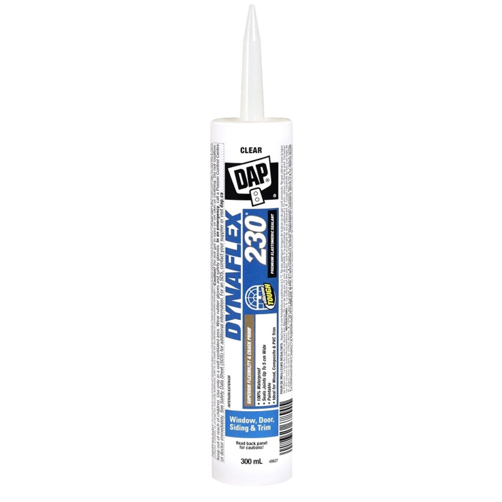 DAP DYNAFLEX 230 ELASTOMERIC SEALANT CLEAR 300ML (74120)