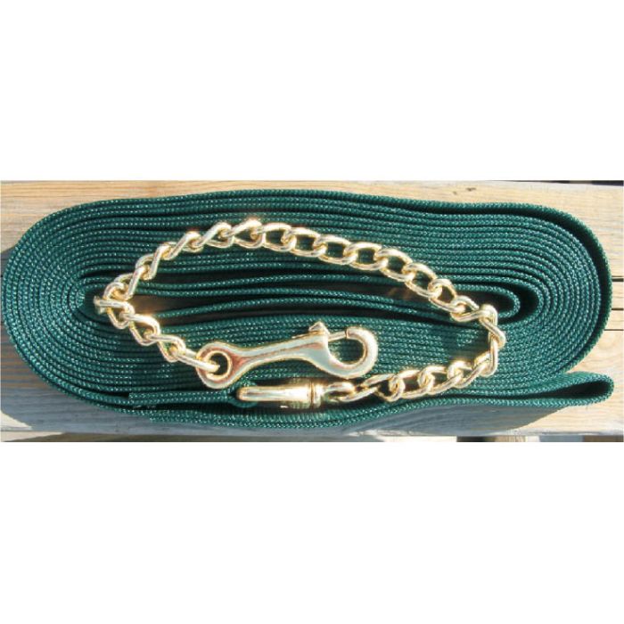 GER-RYAN LUNGE LINE W/CHAIN HUNTER GREEN