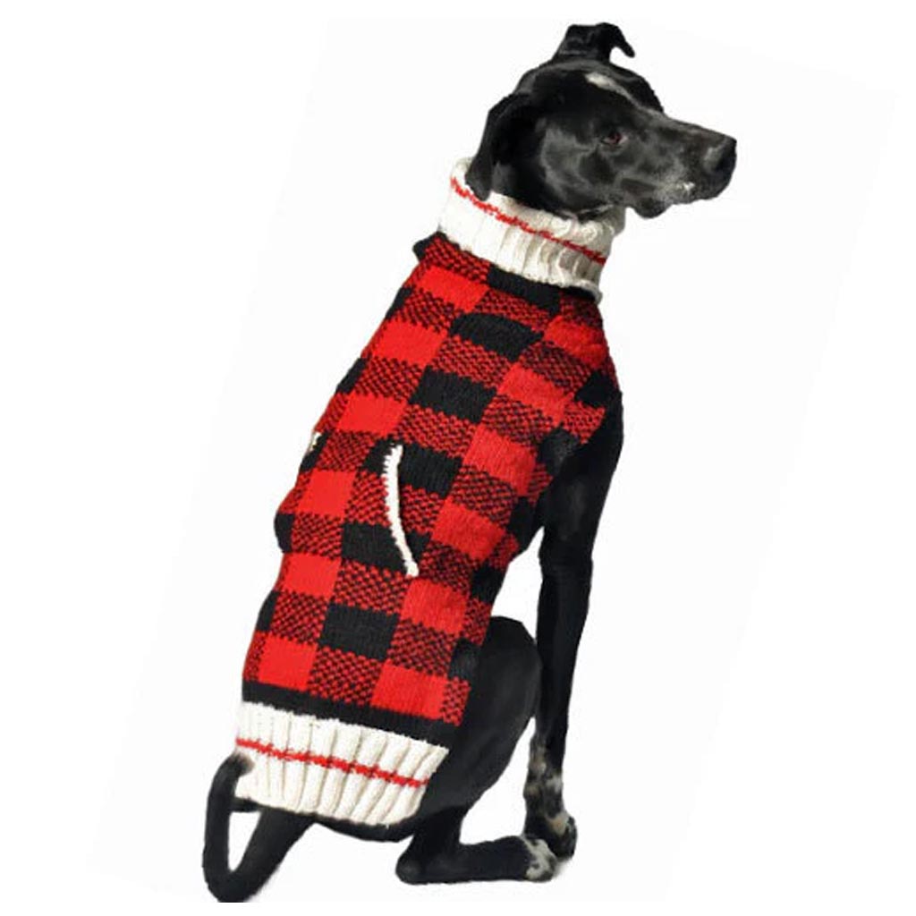 DMB - CHILLY DOG KNIT CLASSIC SWEATER- BUFFALO PLAID XL