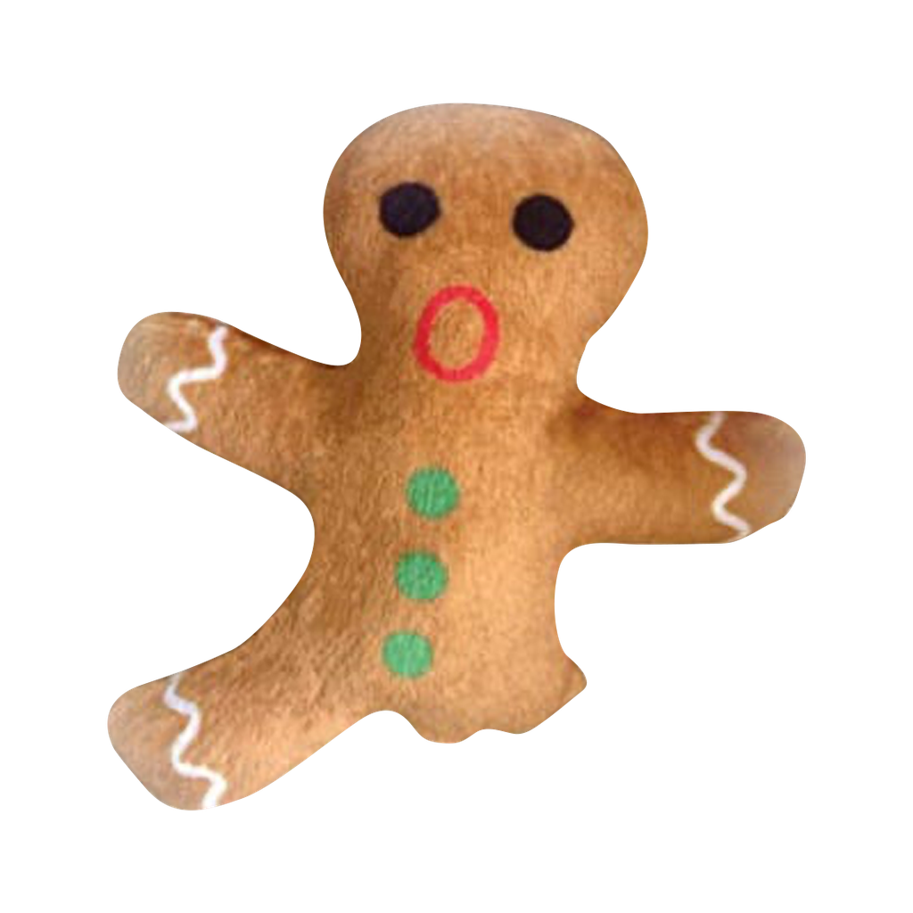 DV - HUXLEY &amp; KENT CAT NIP TOY- OH SNAP! GINGERBREAD MAN