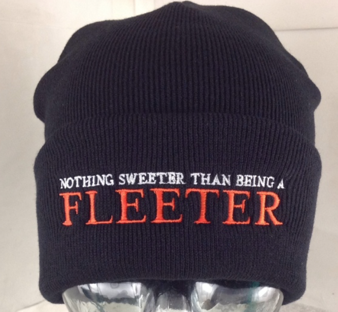 FLEETER BLACK CUFF TOQUE