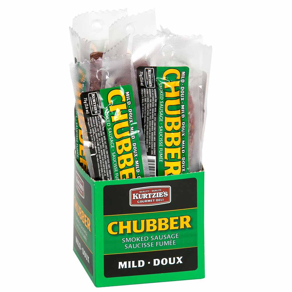 GCMC KURTZIES CHUBBER MILD SMOKED SAUSAGE 75G