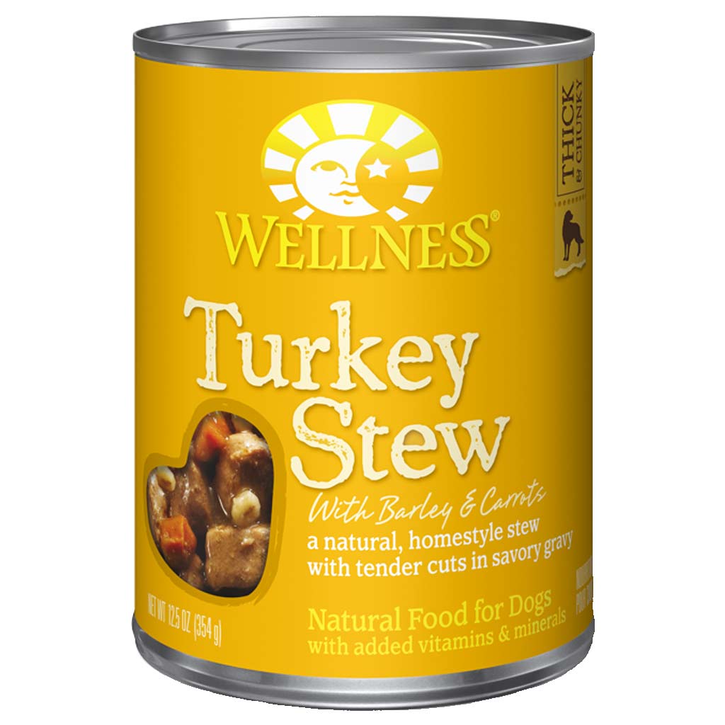 DMB - WELLNESS DOG CAN TURKEY STEW 12.5OZ