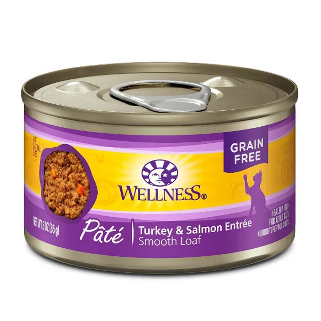 DMB - WELLNESS CAT COMPLETE HEALTH TURKEY &amp; SALMON PATE 3.2OZ