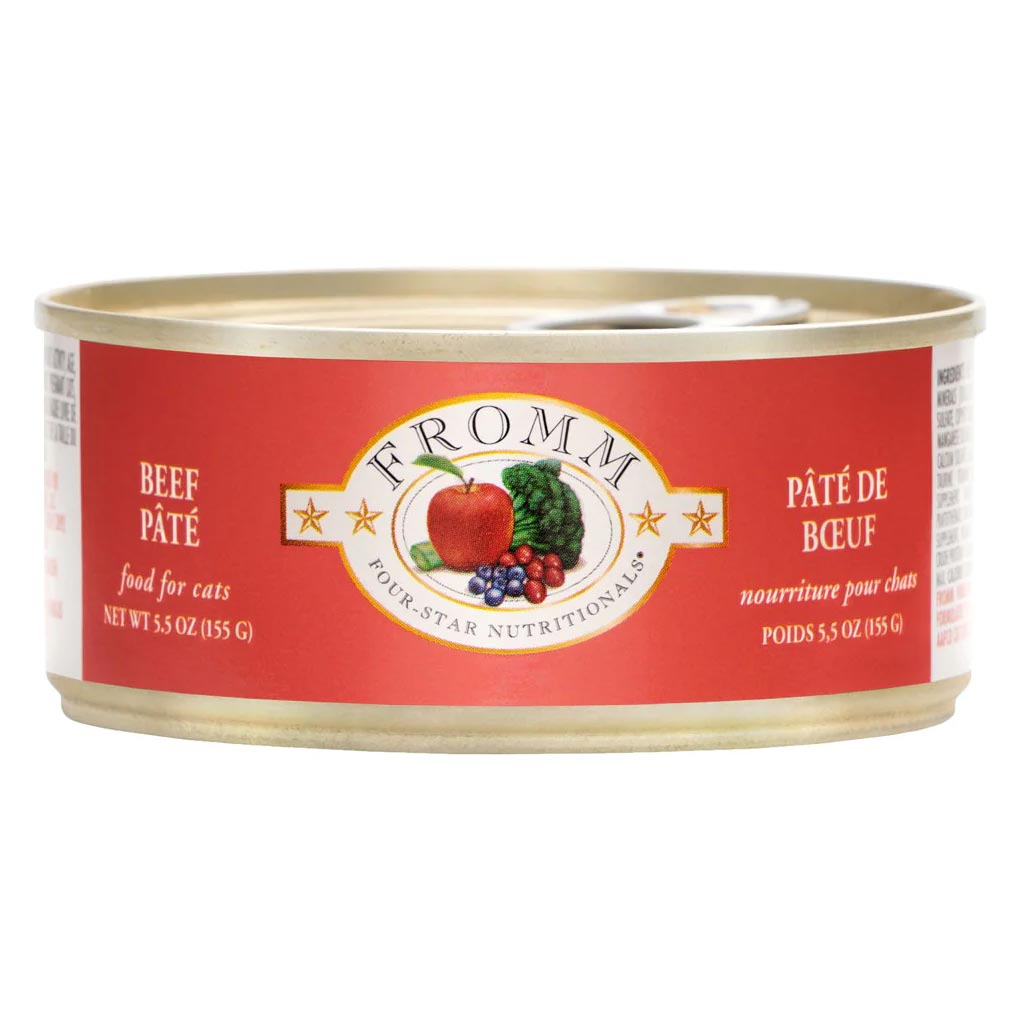 DMB - FROMM CAT 4STAR GF BEEF PATE 5.5OZ 