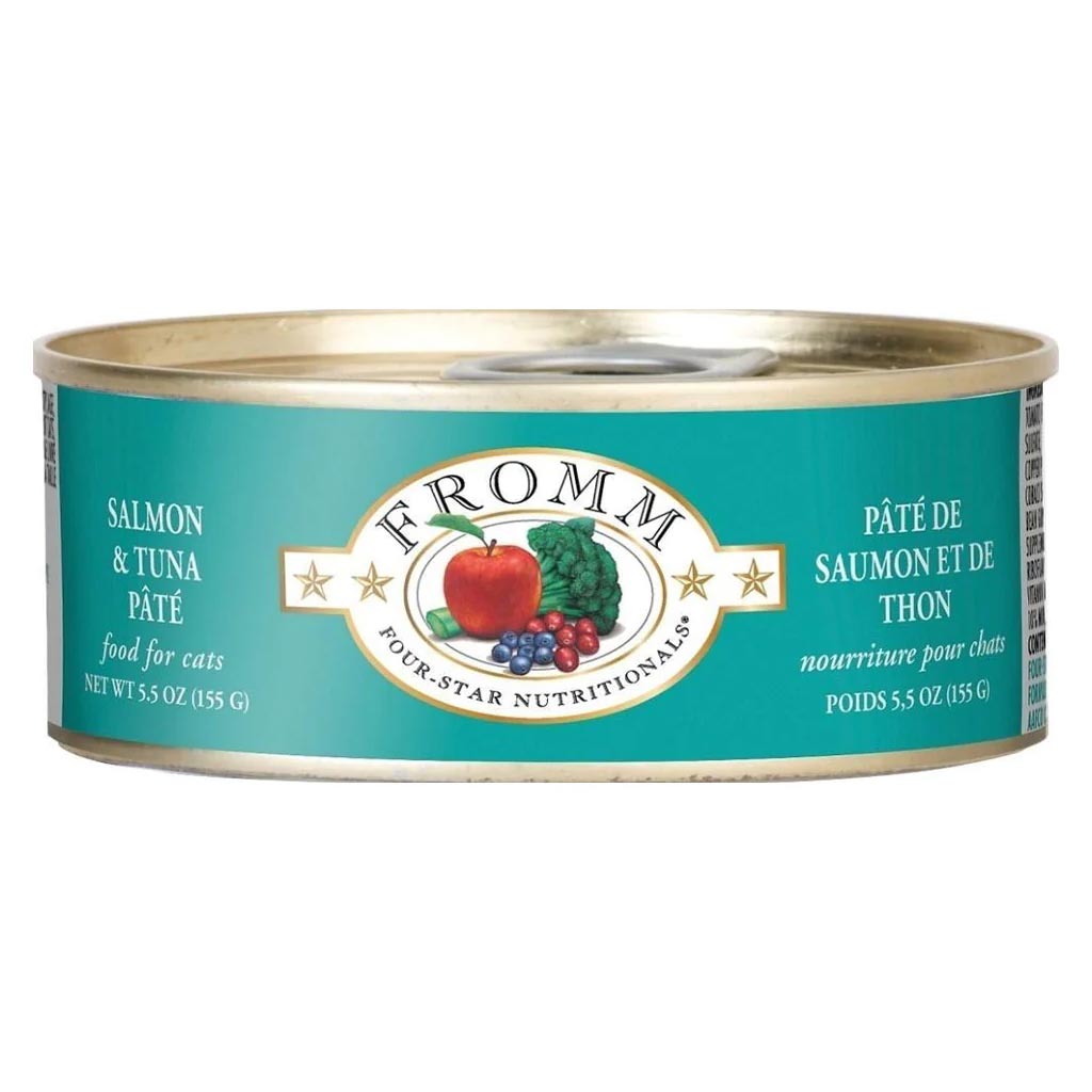 FROMM CAT 4STAR GF SALMON &amp; TUNA PATE 5.5OZ