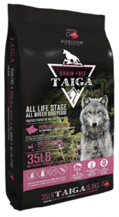 TAIGA GF PORK DOG FOOD 15.9KG