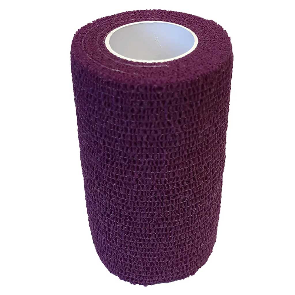 SILVERLINE COHESIVE BANDAGE PURPLE 4&quot;