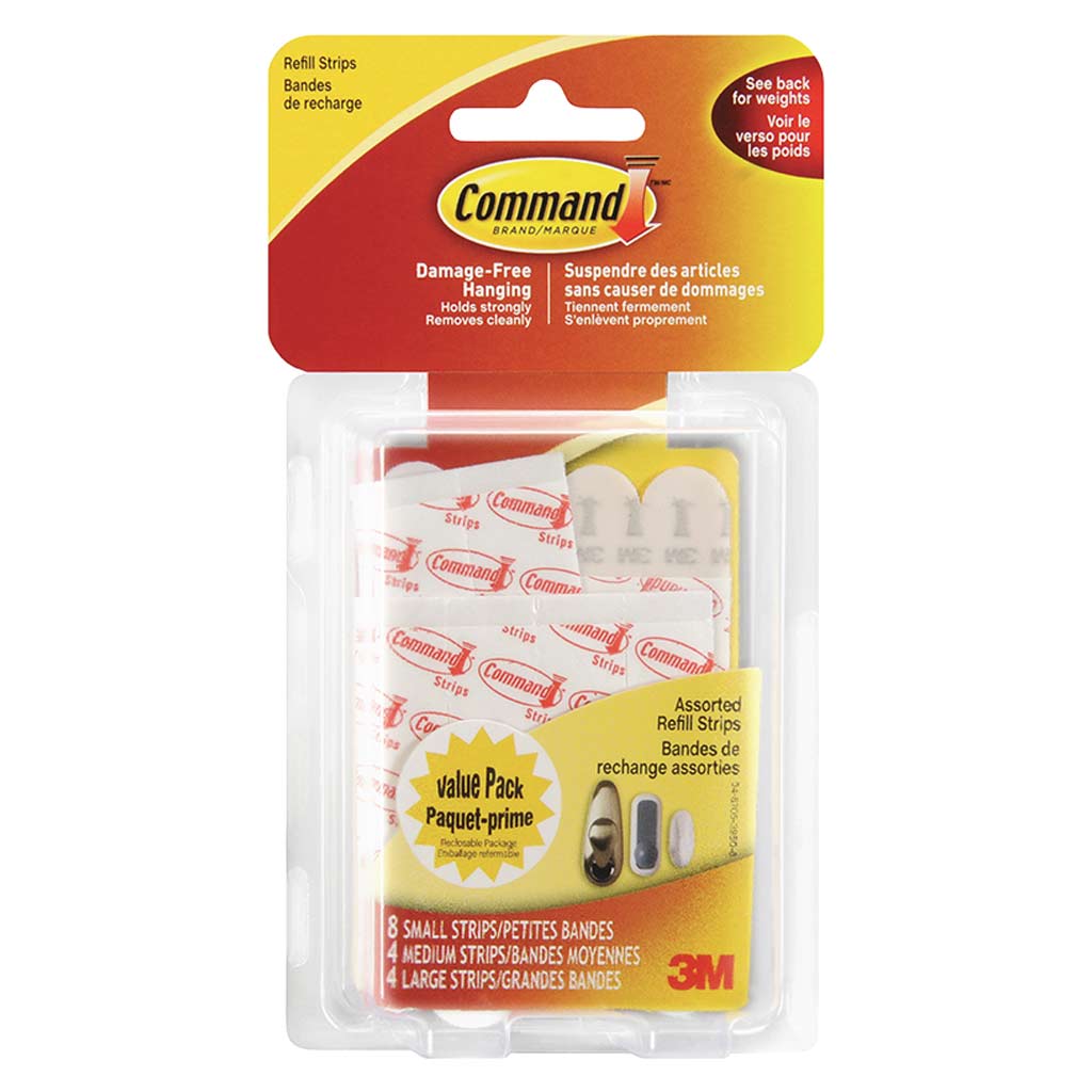 COMMAND 17002C REFILL STRIP WHITE