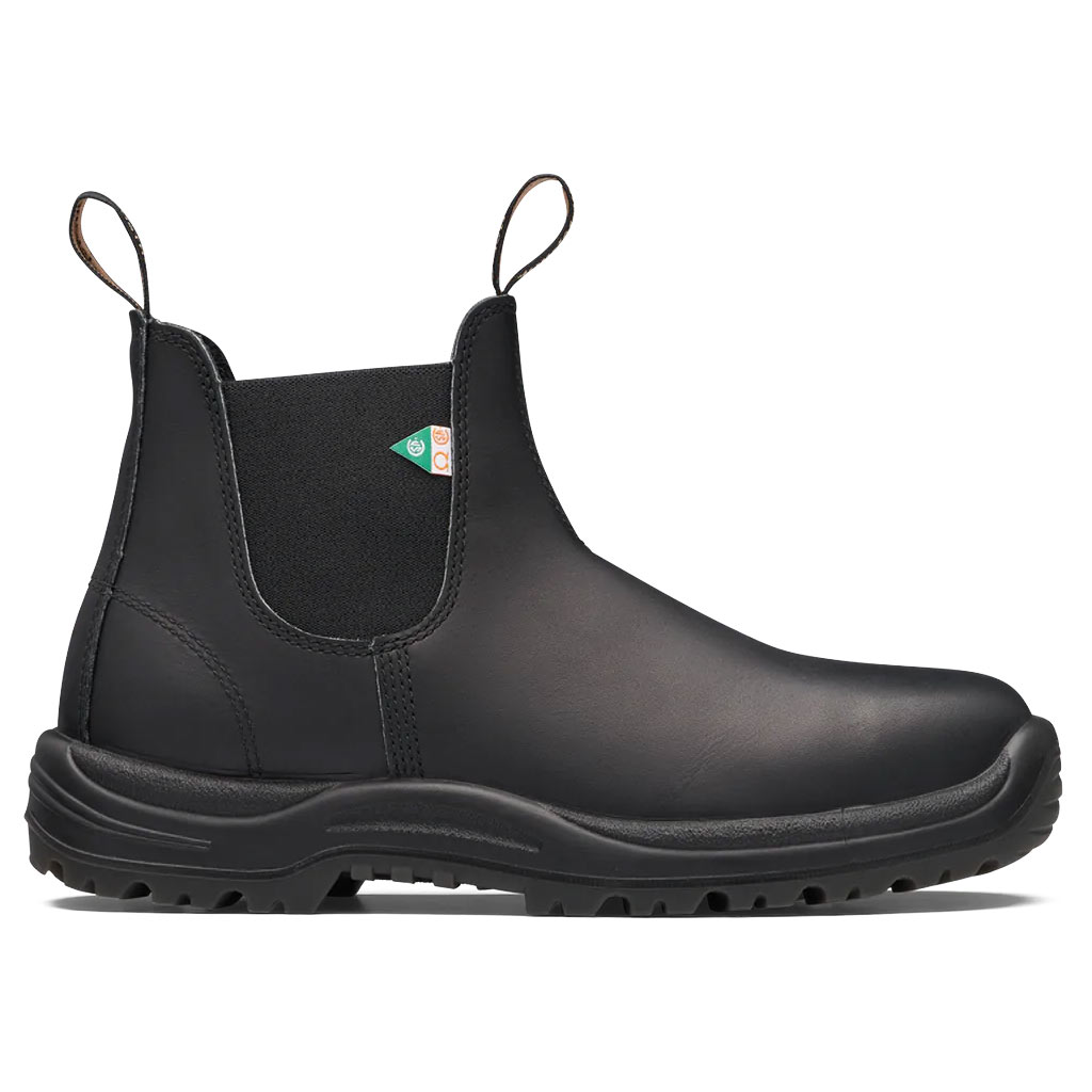 BLUNDSTONE 163 CSA WORK &amp; SAFETY BLACK SZ AUS 4