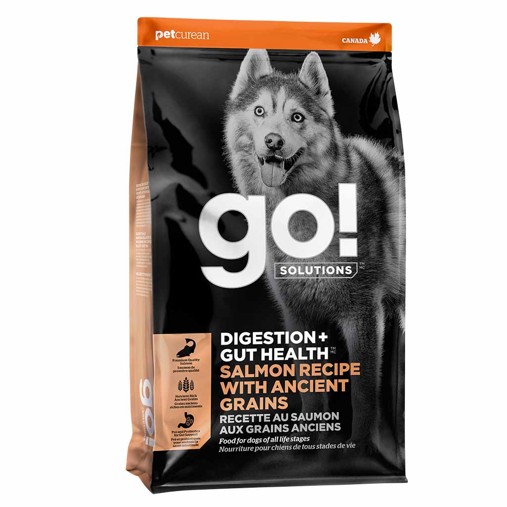 GO DOG DIGESTION GUT HEALTH SALMON W/ANCIENT GRAINS 3.5LB