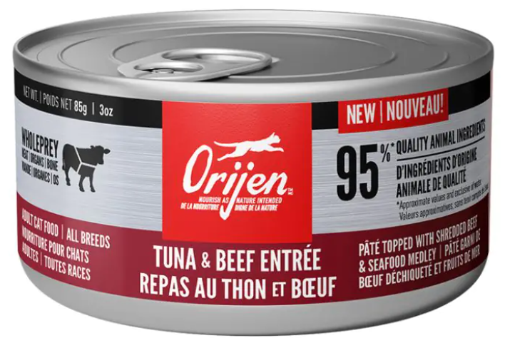 ORIJEN CAT TUNA &amp; BEEF ENTREE 3OZ