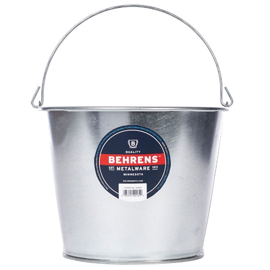 BEHRENS PAIL HOT DIPPED STEEL 5QT 1205