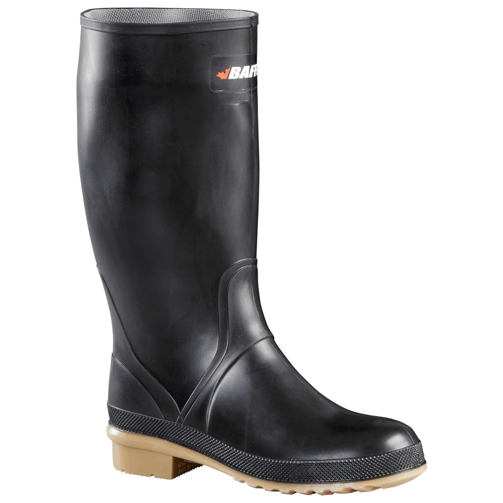 DV - BAFFIN WOMENS PRIME RUBBER BOOT PLN BLACK/AMBER SZ 6