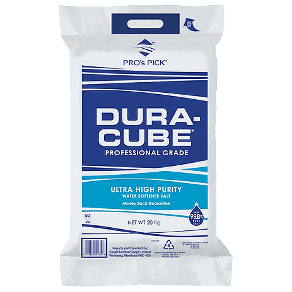 DR - PRO'S PICK DURA-CUBE WATER SOFTENER SALT 20KG