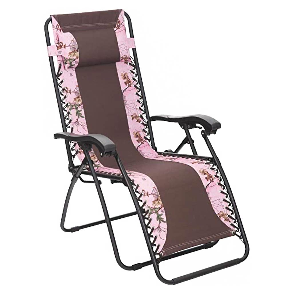 DV - REALTREE RELAXER ZERO-GRAVITY CHAIR CAMO PINK, XL