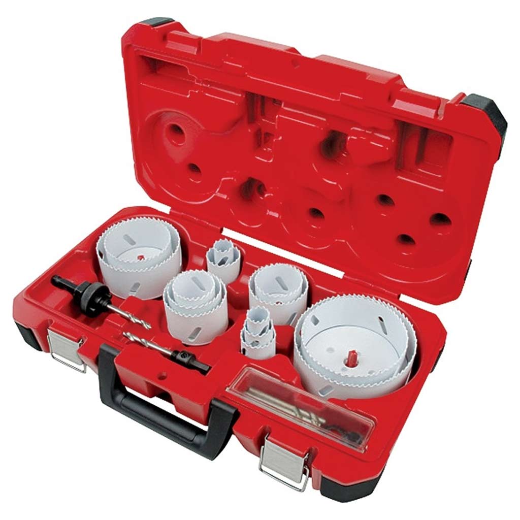 DMB - MILWAUKEE HOLE SAW ELECTRICIANS KIT 19PC