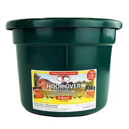 [10037646] MILLER FEEDER ROUND HOOKOVER 8QT GREEN