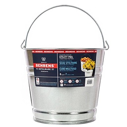 [10037828] BEHRENS PAIL HOT DIPPED STEEL 8QT 1208