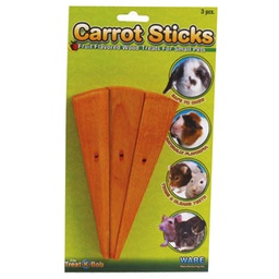 [10038286] DMB - WARE CARNIVAL CROPS CARROT STICKS CHEWS 3PC