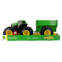 [10041662] DV - JOHN DEERE 8&quot; MONSTER TREADS TRACTOR W/ WAGON