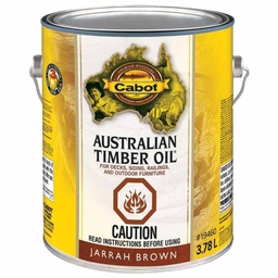 [10041882] DMB - CABOT TIMBER OIL 3.78L, JARRAH BROWN