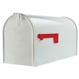 [10042978] DV - DANCY RURAL MAILBOX MTL 20X7X9&quot; WHT