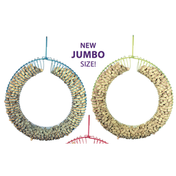 [10047610] DV - PINEBUSH JUMBO WREATH PEANUT FEEDER 