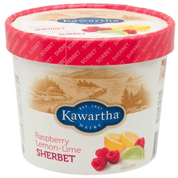 [10049584] KAWARTHA RASP LEMON LIME SHERBET 1.5L