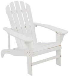 [10050550] DMB - SEASONAL TRENDS ADIRONDACK CHAIR CYPRUS WOOD WHITE